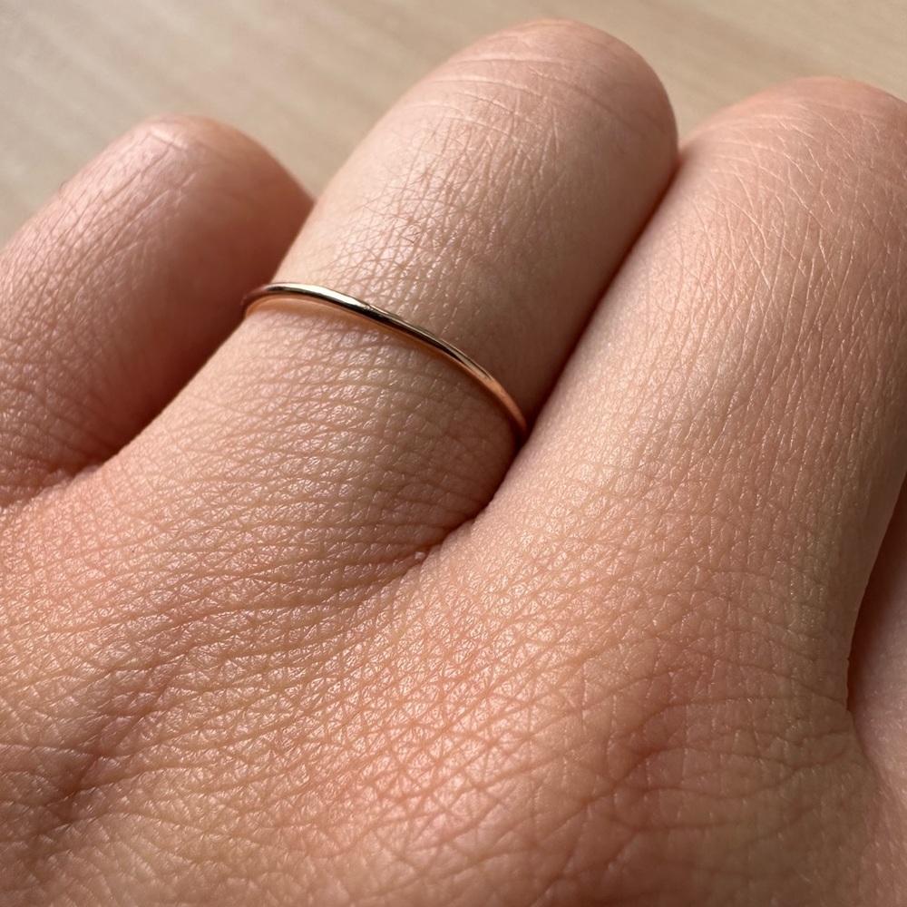 Solid 14k gold ring